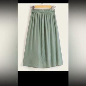 Mint Green midi skirt
